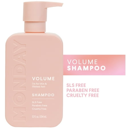 MONDAY Haircare VOLUME Shampoo SLS- and Paraben-Free 354ml (12oz)