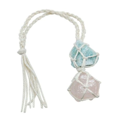 

BESTHUA Pink Crystal Ornaments Unique Hanging Car Pendant for Car Gift