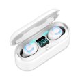 thumbnail image 1 of Moyic Auriculares Auriculares Bluetooth compatibles Auriculares estéreo de baja latencia Blanco Type2 NO2, 1 of 6