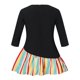 thumbnail image 4 of Odeerbi Girls Rainbow Striped A-Line Dress Primavera Algodón Vestidos Princesa Vestido Manga Larga Rayas Coloridas Vestido Manga Larga Niños, 4 of 4