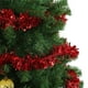 thumbnail image 4 of Guirnaldas de oropel metálicas de 30 m Rojo Plata Oropel brillante Decoración del árbol de Navidad Guirnaldas gruesas para decoraciones de banquetes de boda de Navidad Adepaton WLJ-2279, 4 of 5