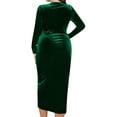 thumbnail image 6 of Gvmfive Womens Plus Size Dress Cocktail Evening Velvet Dress Elegant Party Dress, 6 of 6