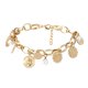 thumbnail image 3 of Collar De Cadena De Eslabones De , Gargantillas De Disfraz De Rapero Dorado Con Borlas, Monedas, Joyería, Collar De Rapero, De 12,2 Yinane collar de cadena de oro de las mujeres, 3 of 8