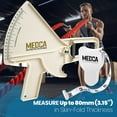 thumbnail image 4 of MEDca Pro Skinfold Caliper & Body Measurement Tape Precision Unisex Body Fat Tool - Plastic, 4 of 9