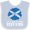 Blue and White, variant on Inktastic I'm So Cute, I Must Be Scottish Sunflower Boys or Girls Baby Bib