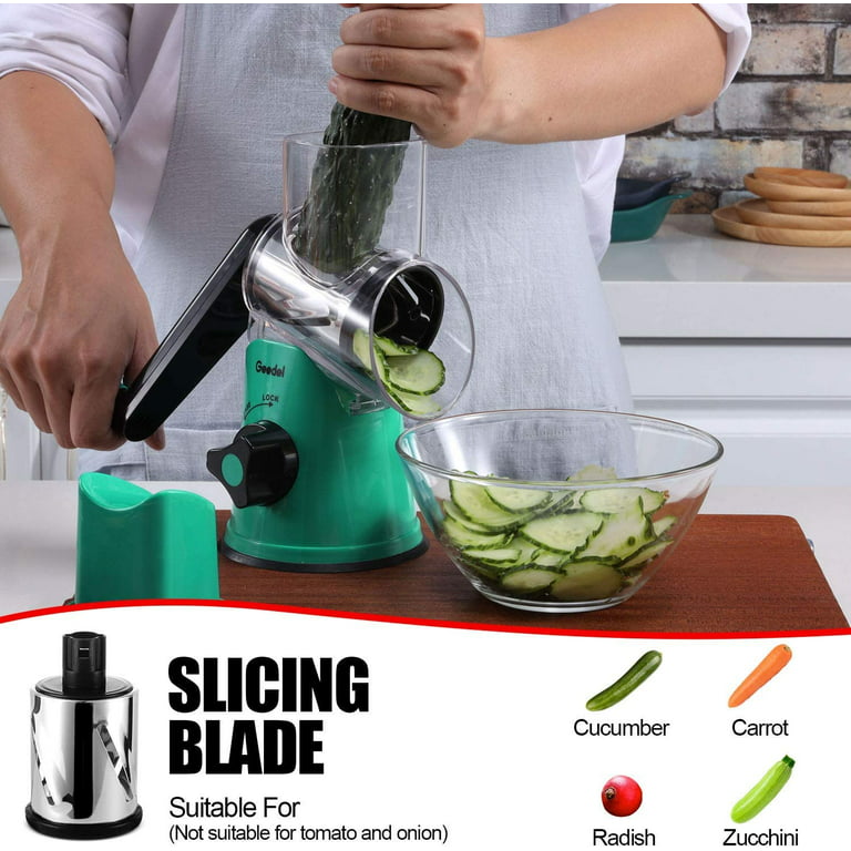 Buy Wholesale China Manual Fruit Vegetable Slicer/ Shredder, V Shape Blade  Vegetable Grater With Safe Food Holder & Vegetable Slicer at USD 0.8