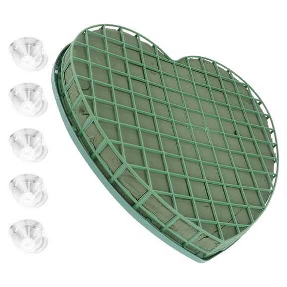 FELTECHELECTR Large Heart-Shap Floral Foam Blocks, Sponge Florist Foam For Wedding Arrangement Birthday Garden Decoration