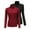 Black&Dark Red, variant on SSLR Turtleneck Thermal Shirts for Women Long Sleeve Tops Fleece Lined Shirt Mock Neck Base Layer