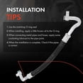 thumbnail image 6 of A-Premium A/C Suction Line Hose Assembly Compatible with Toyota Camry 1994-1996 L4 2.2L, Compressor to Evap, 6 of 8