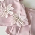 thumbnail image 7 of Mifsaly Girls Summer Elegant Outfits Sets Sleeveless 3D Floral Applique Tank Tops and Pleated Flowy Shorts Kids Party Boutique Holiday Cute Clothes, 7 of 7