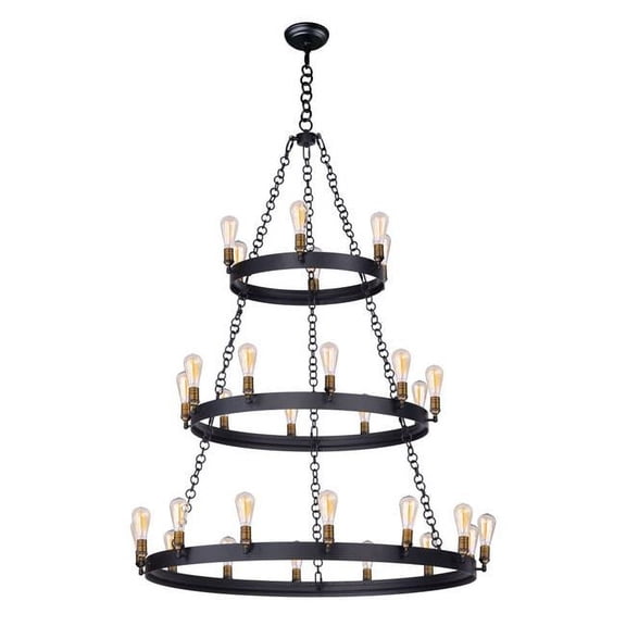 Maxim Lighting - 30 Light Chandelier - Chandelier - Noble-Thirty Light 3-Tier