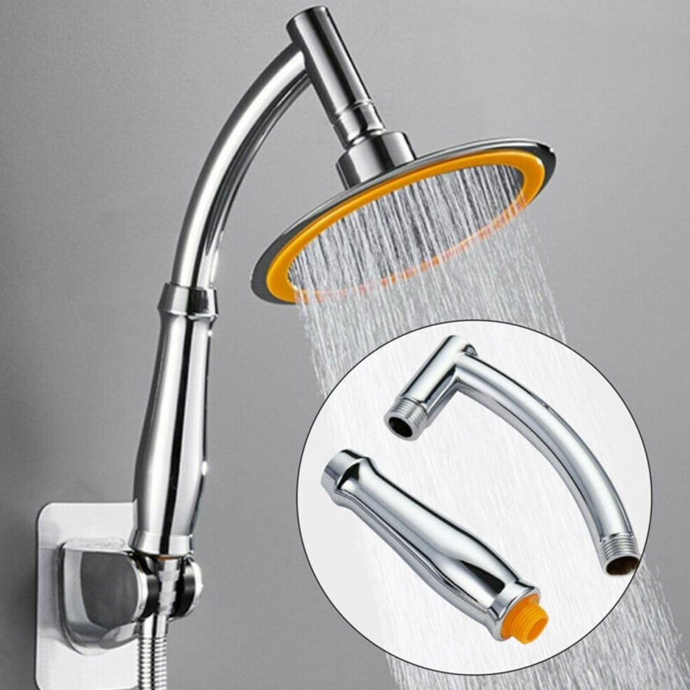 Leke Shower Head Extension Extra Pipe Bath Rain Shower Angled Shower