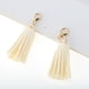 thumbnail image 5 of Accesorios de zapatos de moda, 1 par de encantos para agujetas con borlas, color beige, 5 of 5