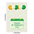 thumbnail image 3 of AuroraX St. Patrick's Day Shamrock Pot Of Gold Leprechaun Garden Flag 12.5 x 18 Inch Green Everything Garden Flag Four-Leaf Clover Spring Home Decoration for Indoor & Outdoor Party, 3 of 6