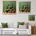 thumbnail image 4 of Designart "Green Stone Cactus Contrast I" Cactus Wall Art Prints, 4 of 7