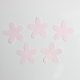 thumbnail image 3 of 100 piezas de flores de taladro de satén recortadas para manualidades nupciales de boda de bricolaje de 4 cm Rosado Zulema Piezas de flores adornos, 3 of 8