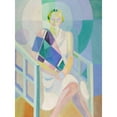 thumbnail image 3 of Robert Delaunay 19x24 Black Modern Framed Museum Art Print Titled - Portrait of Madame Heim (1926-1927), 3 of 5