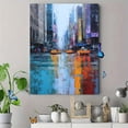 thumbnail image 4 of New York City Yellow Cab Textured Oil Painting Canvas Print Wall Art for Living Room Office, 4 of 8