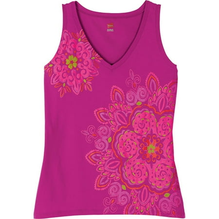 Hanes - Womens Graphic Tank