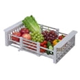 thumbnail image 4 of NATPLUS Extendable Sink Dish Drying Rack, Adjustable Stainless Steel Over the Sink Drainer Basket for Fruits, Vegetables and Dishes, Space-Saving Kitchen Organizer, 4 of 6