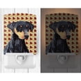 thumbnail image 2 of Caroline's Treasures SC9217CNL Doberman Fall Leaves Portrait Ceramic Night Light, 6x4x3", multicolor, 2 of 2