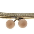 thumbnail image 4 of facefd 24.5cm Metal Arch Frame Kiss Clasp Lock Bead Head DIY Purse Bag Light Grey, 4 of 9