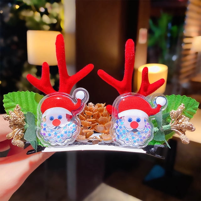 Xihbxyly Horquilla de Alce Navideña, Pinza Tridimensional Festiva, Tamaño Flexible, Perfecta para Fiestas y Disfraces, Gran Idea de Regalo para Amigos y Familiares, Recién Llegada.