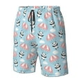 thumbnail image 5 of Naloa Cute Panda Flying in the Sky Men's Beach Shorts, Surfing shorts, Swim trunks, Quick Dry Swim Trunks for Surfing Beach Fun - Small, 5 of 9