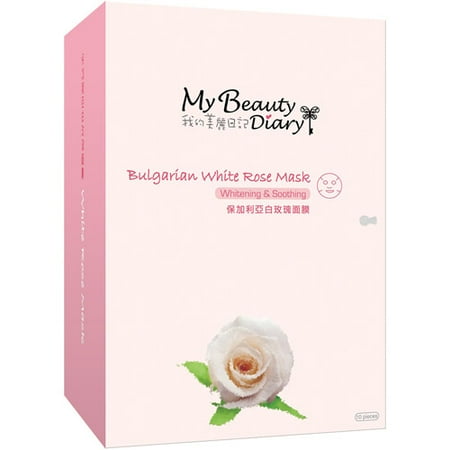 My Beauty Diary Bulgarian White Rose Mask, 10 count