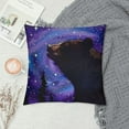 thumbnail image 2 of Throw Pillow Covers " Soft Boys Kids Rustic Decorative Throw Pillowcasesative Outer Space Pillow Cases Cushion Covers D Printed Space Animal Purple Cushion Cases, 2 of 5