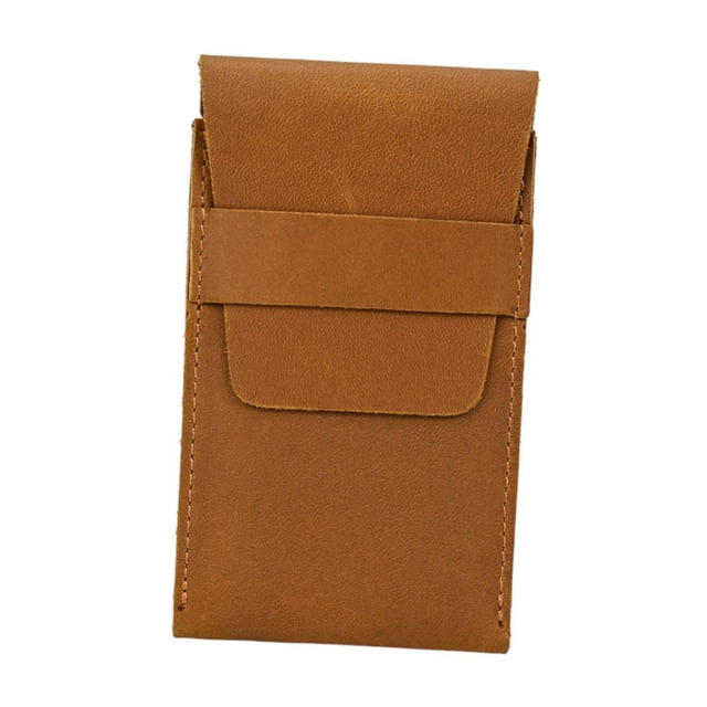 Estuche organizador de relojes elegante para adultos, portátil, protector de piel sintética, organizador de pulseras, estuche de viaje para relojes, Marrón