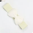 thumbnail image 4 of Prolriy Belts for Women Ladies Elastic Stretch Chiffon Bow Belt Accessories Versatile Decorative Skirts Cloth Waistbands Womens Belt Beige 62, 4 of 7