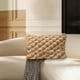 thumbnail image 3 of Funda de cojín rectangular de chenilla suave para cojín lumbar, 30 x 50 cm, para sala de estar, dormitorio, sofá, color beige (sin relleno), 3 of 9