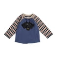 thumbnail image 2 of Mud Pie Boy Halloween Bat Tee Top Shirt, 2 of 2