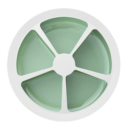 

Individual Grid Wide Application Food Plate ABS Adorable Lemon Shape Snack Plate for Home