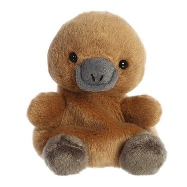 Aurora - Mini Brown Palm Pals - 5" Patty Platypus - Adorable Stuffed Animal