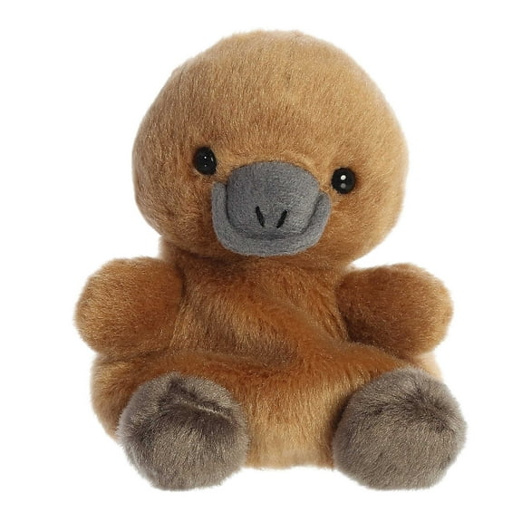 Aurora - Mini Brown Palm Pals - 4.5" Patty Platypus - Adorable Stuffed Animal