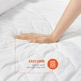 thumbnail image 5 of Degrees Of Comfort Twin XL Heated Mattress Pad | Zone Heating Electric Bed Warmer W/Auto Shut Off | Fit Up to 15 Inch | 12.5ft Long Cord - 39x80 Inch, White, 5 of 14
