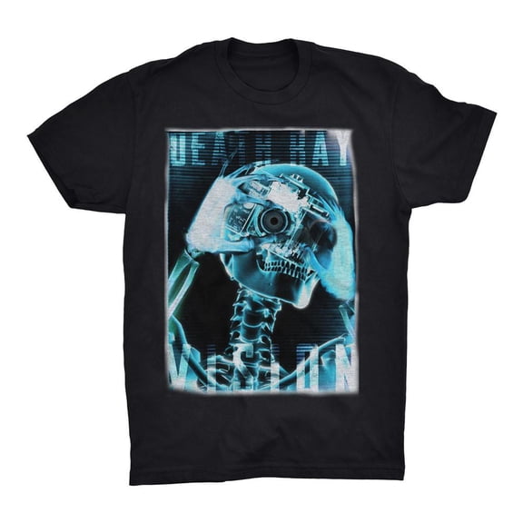 Mighty Circus Death Ray Vision T-shirt - Black, Double Extra Large