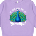 thumbnail image 3 of Inktastic Peacock Toddler Sweatshirt, 3 of 4