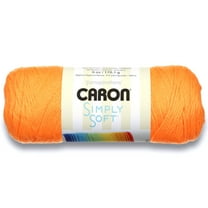 Caron Simply Soft Yarn, Neon Orange