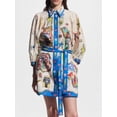 thumbnail image 2 of 2026 New Floral Print Tie-Waist Long-Sleeve Dress for Women, 2 of 6