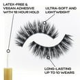 thumbnail image 3 of Eylure False Lashes, Luxe Silk Marquise with Adhesive Included, 3 Pair, 3 of 8