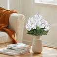 thumbnail image 5 of Artificial Geranium Plant, Binkne Realistic Silk Flowers for Outside Uv Resistant Faux Geraniums Flowers for Indoor Outdoor Home Garden Decoration, 5 of 7