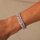 thumbnail image 2 of Cadena de tobillo cubana de 14MM para mujer, cadena de eslabones con diamantes de imitación incrustados, cadena de eslabones cubanos de Miami, pulsera, regalo de joyería Fivean unisex, 2 of 2