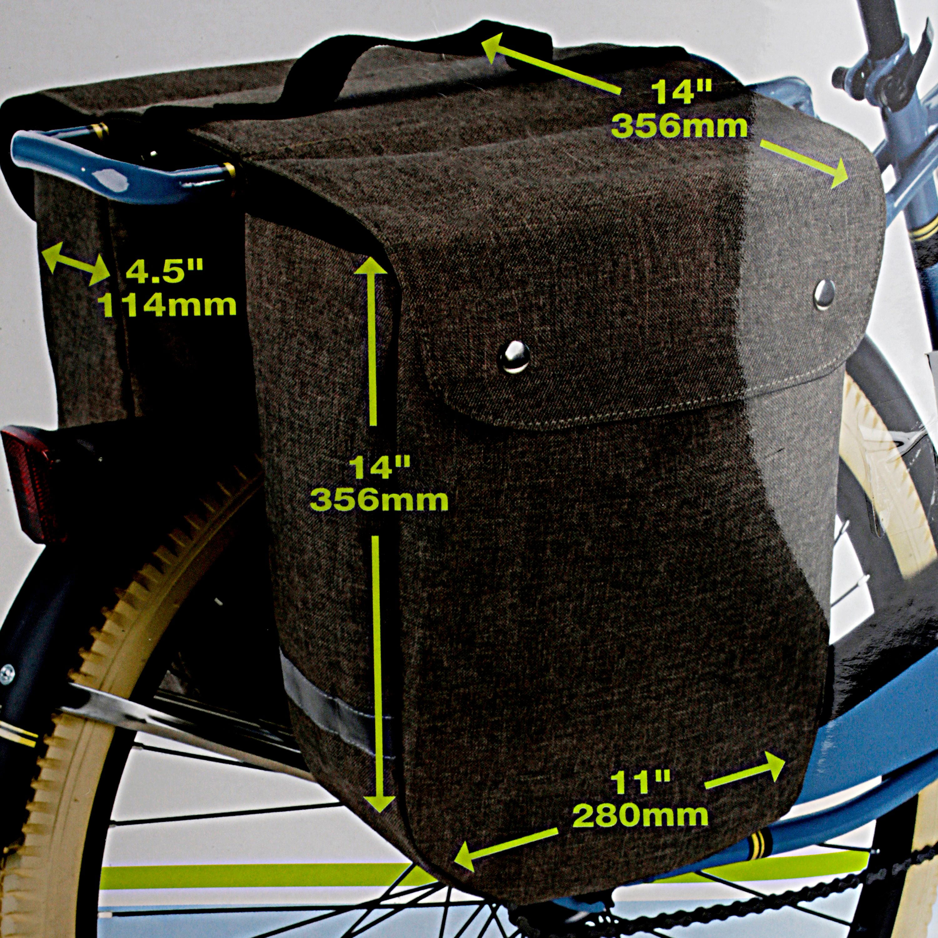 Huffy Roll up Pannier Rear Rack Bags 
