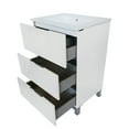thumbnail image 2 of Eviva Malmo 24 Inch by 14 Inch FreeStanding White Bathroom Vanity, 2 of 3