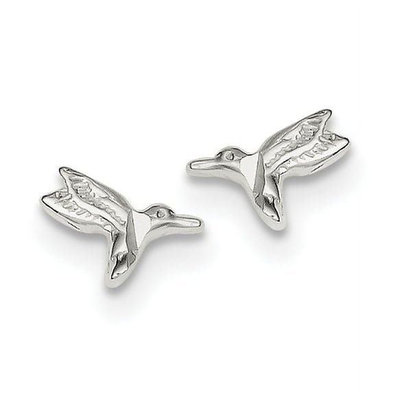 Primal Silver Sterling Silver Hummingbird Post Earrings