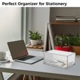 thumbnail image 4 of Stackable Storage Drawer, Large Organizer, Transparent Plastic Storage Organizer, Drawer Design Storage Box, Home Office Stationery Clothing Cosmetics Food, 4 of 7