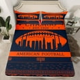 thumbnail image 2 of Feelyou American Football Full Size Sheets for Kids Teens, Chicago Print Bed Sheets, Sport Theme Sheet Sets, Boys Room Decor, 2 of 7